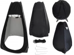 Prenosni šotor za prhanje / preoblačenje - črna