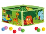 Bino zelen bazenček z žogicami