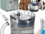 Automatic Water Fountain for Dogs and Cats 1.8 L with Filter and USB Pump