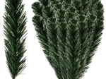 set umetnih smrekovih vejic 21 cm – 40 kosov Ruhhy