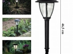 Komplet 10 kosov solarnih LED vrtnih lantern za zapičenje