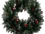 Okrasni božični venec zasnežen Ruhhy