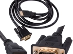 Kabel HDMI na VGA 2 m, Full HD, pozlačeni konektorji