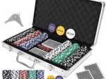 Poker set 300 žetonov v aluminijastem kovčku