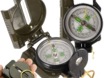 Vojaški lečni kompas s kovinskim ohišjem