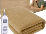 Električna grelna odeja 180 × 130 cm bež Ruhhy