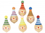 Leseni vrtavka s klovnovim motivom SMALL FOOT