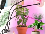 LED Lamp for Plant Growth with Three-Arm Panel