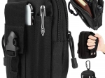 Taktični molle etui za pas – črn, vodoodporen