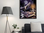 Diamantno slikanje 5D sova 30 × 40 cm - 1 kos
