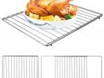 Nastavljiv kovinski rešetkast pekač za pečico 35–60 × 32 cm