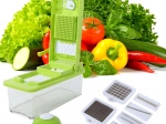 Multifunkcijski sekljalnik in ribežen za zelenjavo in sadje s posodo 1,5 l