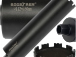 Diamantna kronska freza BIGSTREN 112 × 460 mm, navoj 1.1/4 UNC