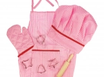 Bigjigs Toys rožnat otroški kuharski set