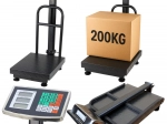 Elektronska platformna tehtnica 200 kg z zaslonom LCD