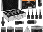 Bigstren diamantni kronski svedri 6–68 mm, komplet 13 delov