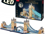 Svetleče 3D puzzle Tower Bridge – 222 koščkov