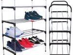 Večnivojski stojalo za čevlje s 4 policami