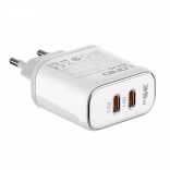 Omrežni polnilec LDNIO 35 W z dvema USB‑C za iPhone + kabel USB‑C – Lightning
