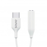 adapter usb‑c na 3,5 mm jack z dac pro samsung – savio