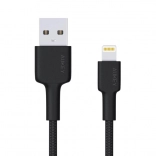 Aukey lightning – usb-a kabel 2 m z najlonskim pletenjem in certifikatom MFi