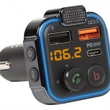 FM oddajnik Bluetooth 5.1 s hitrim polnjenjem QC 3.0