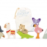 Le Toy Van andski sestavljivi stolp z vrečko