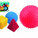 Senzorični komplet geometrijskih oblik LITTLE HERO, 4 kosi