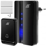 Črni brezžični zvonec Malatec