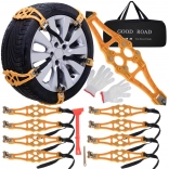 Snežne verige – univerzalni protidrsni trakovi za pnevmatike, komplet 8 kosov