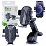 Univerzalni močan avtomobilski nosilec za telefon – vetrobransko steklo, armaturna plošča in zračna rešetka