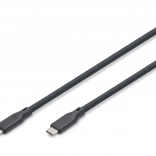 Silikonski USB‑C – USB‑C kabel, USB 4 Gen3 40G 8K 240W, 0,5 m črn