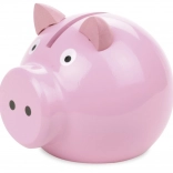 Vilac lesena hranilnica pujsek rožnata