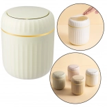 Mini koš za odpadke z zelenim dvižnim pokrovom