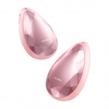 Ocoopa UT3041 dvojni žepni grelnik rok 2×2000 mAh, USB‑C, rožnat