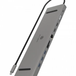 Icy Box 11v1 USB‑C priklopna postaja s podporo 100 W PD