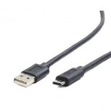 USB kabel 2.0 USB‑A na USB‑C, 1 m, črn