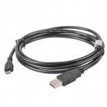 USB 2.0 kabel micro USB AM–MBM5P 1,8 m črn