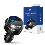 avto adapter in FM oddajnik z Bluetooth, 2× USB-A, čitalnik kartic in hitro polnjenje