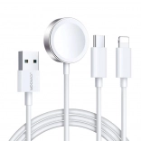 Magnetni polnilni kabel Jonroom za Apple Watch, Lightning in USB‑C, 1,2 m