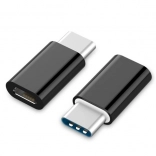 Adapter USB-C na microUSB (F) črn