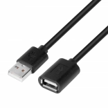 USB podaljševalni kabel 1,8 m črn