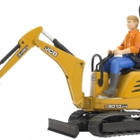 Bruder mini bager JCB 8010 CTS s figurico