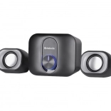 računalniški zvočniki 2.1 z LED osvetlitvijo in napajanjem prek USB