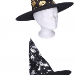 Klobuk za male čarovnike in čarovnice 38x38 cm