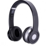 Brezžične stereo slušalke z mikrofonom Cristal Black