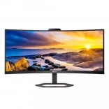 Philips 34" ukrivljen monitor VA z USB‑C, QHD, spletno kamero in zvočniki