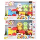 Zabavni vlakec z živalcami na baterije