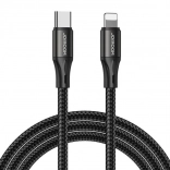 Joyroom kabel USB‑C – Lightning 20 W 1 m črn