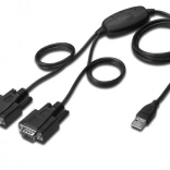USB 2.0 adapter na 2x RS232 (DB9) s kablom USB A M/Ž dolžina 1,5m